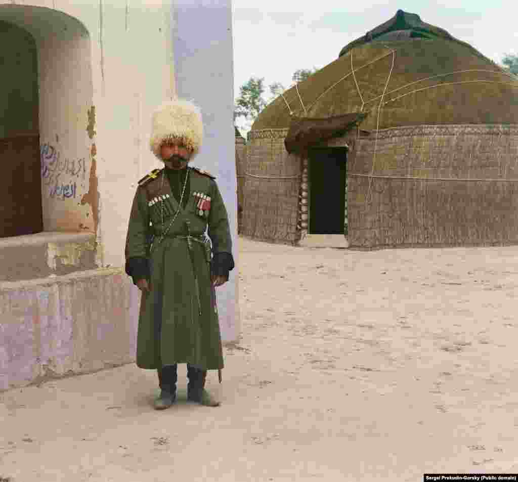 A military man in Bayramaly &nbsp;