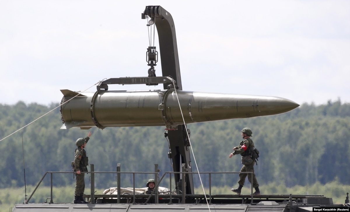 Raketa Iskander na izložbi naoružanja kod Moskve (arhivska fotografija)