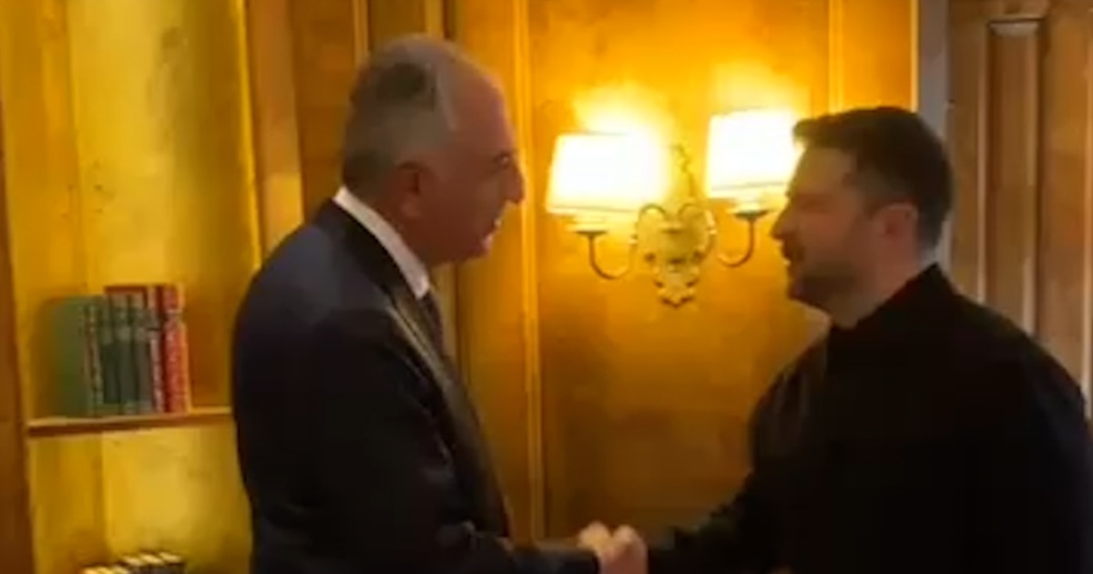 Zelenskyy Meets Son Of Iran's Last Shah In Show Of 'Support'