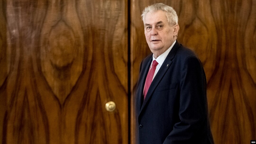 Češki predsednik Miloš Zeman