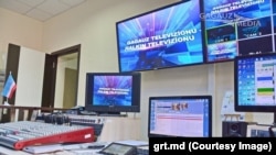 Camera de regie a postului public regional din autonomia găgăuză, GRT. Imagine generică