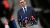 Predsednik Srbije Aleksandar Vučić, maj 2025. 