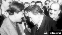 Yehudi Menuhin și George Enescu, București, George Enescu,1945