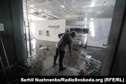 Национальный музей “Чернобыль”, поврежденный в результате российской атаки. Киев, 24 мая 2026 года