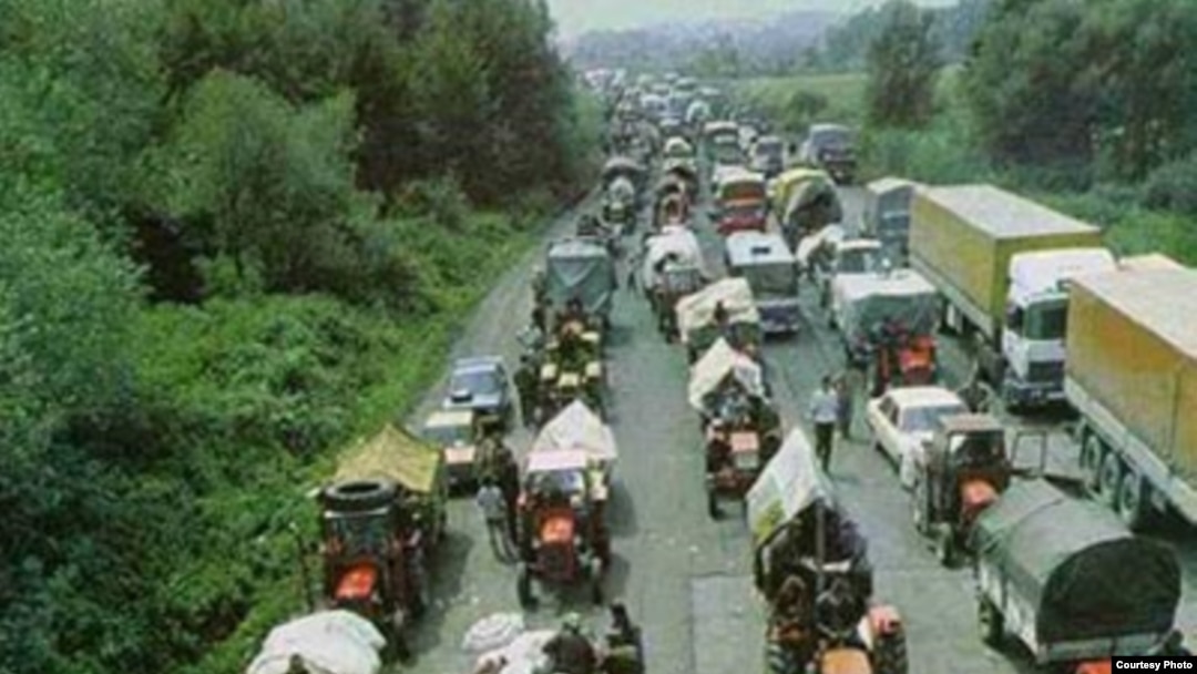 Српски бегалци од Краина, 1995