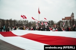 Дзень Волі ў Вільні 25 сакавіка 2026