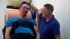 Ukrainian Soldier Regains Speech After Losing Part Of His Skull video grab 3