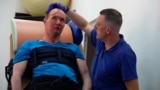 Ukrainian Soldier Regains Speech After Losing Part Of His Skull video grab 3