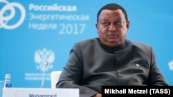 OPEC Secretary-General Mohammad Barkindo attends the Russian Energy Week 2017 forum in Moscow, October 4, 2017