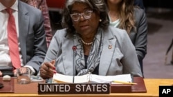 U.S. Ambassador to the UN Linda Thomas-Greenfield (file photo)