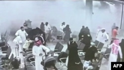 د اکټوبر په ۱۵مه د سعودي عربستان په پلازمینه ریاض کې پر هوايي ډګر د حوثیانو برید 