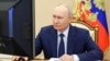 Інсталяція із зображенням керівника Росії Володимира Путіна біля будівлі Міжнародного суду ООН. Гаага, Нідерланди, 7 травня 2024 року