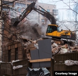 Снос здания ВНИИБа