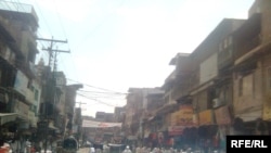 A bazaar in Peshawar -- Taliban-free, for now