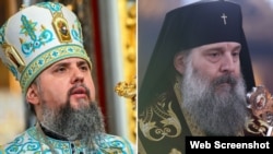 მიტროპოლიტი ეპიფანე შიო მესამეს საქართველოს პატრიარქად არჩევად ულოცავს.