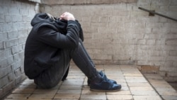 An addict experiencing a crisis of dependence after prolonged use of drugs and alcohol. Stop dope. Addiction concept.