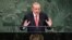 U.S. -- Turkey's President Recep Tayyip Erdogan addresses the 73rd session of the United Nations General Assembly at U.N. headquarters in New York, U.S., September 25, 2018