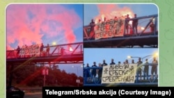 Objava i akcija ultradesne "Srbske akcije" na mreži Telegram kojom se veliča genocid u Srebrenici, 13.7.2026.