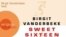 Одна из излюбленных тем Биргит Вандербеке — взросление. Ее роман Sweet Sixteen — это призыв к освобождению ума от идиллий и идеологий