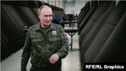 Коллаж: Путин и "Алабуга Политех"