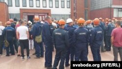  Страйк на наваполацкім «Нафтане», жнівень 2020 