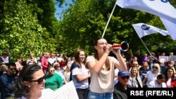 Sa protesta u Sarajevu, 18. maj 2025.