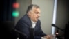 Orbán Viktor kormányfő a Kossuth rádió stúdiójában 2021. július 16-án