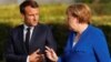 Presidenti i Francës, Emmanuel Macron dhe kancelarja e Gjermanisë, Angela Merkel.