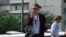 Мила Земцова, активистка движения "Протестный Кузбасс", на митинге против пенсионной реформы в Новокузнецке.
