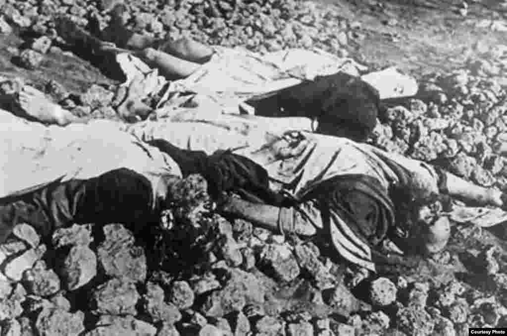 Tortured and killed Armenian clergyman - Collection of the Armenian National Archive