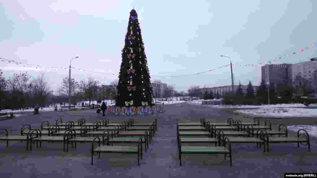 Новы Год 2013, Менск. Месца для масавых гуляньняў.