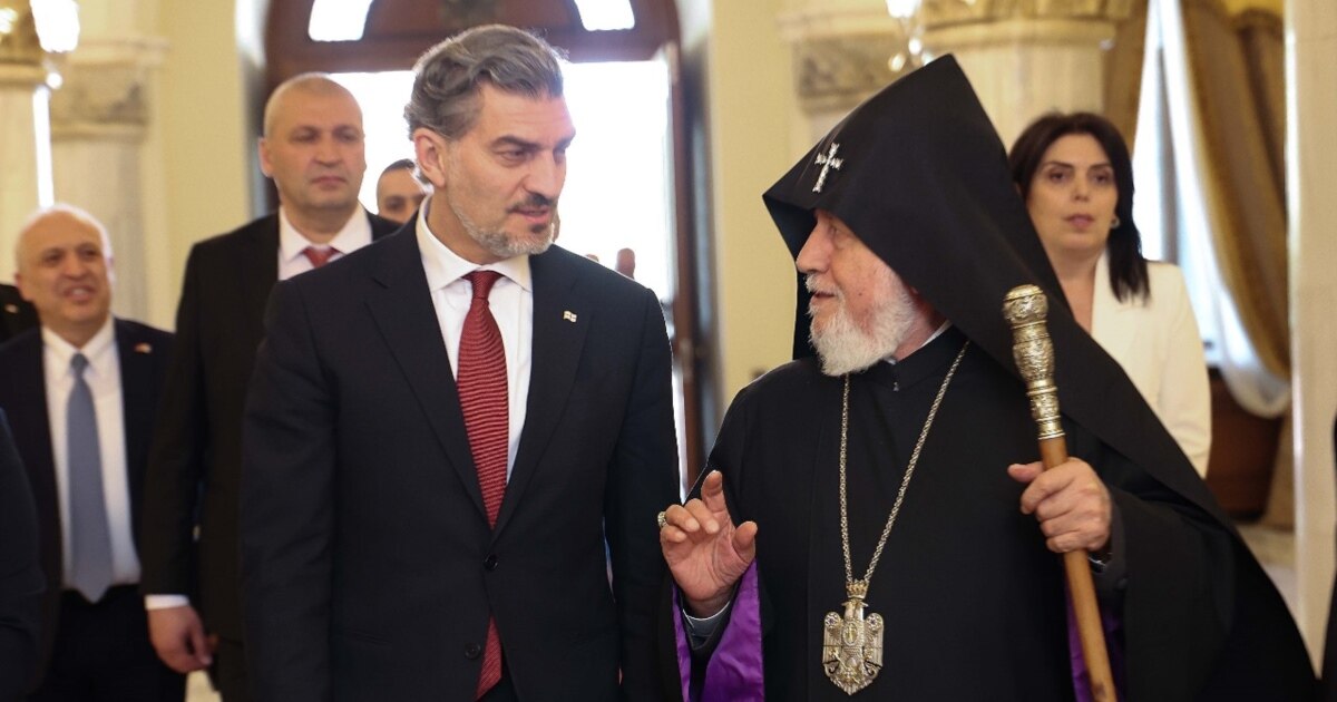 ყაველაშვილი ერევანში ფაშინიანთან დაპირისპირებულ პატრიარქს შეხვდა