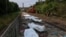 UKRAINE -- Kvitneva Station, where 8 people died in a Russian missile strike, Kyiv region, August 5, 2026