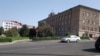 Nagorno-Karabakh - The main government buildings in Stepanakert, September 7, 2019.