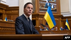 Марк Рютте выступает в Верховной раде, Киев, 3 февраля 2026 года