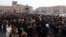 Armenia - Traders demonstrate near the main government building in Yerevan, 29Jan2015.