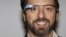 Основатель Google Сергей Брин в очках Google Glass во время New York Fashion Week. 9 сентября 2012 года.
