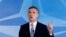 NATO Secretary-General Jens Stoltenberg speaks after a NATO-Russia Council meeting at the alliance's headquarters in Brussels on April 20.