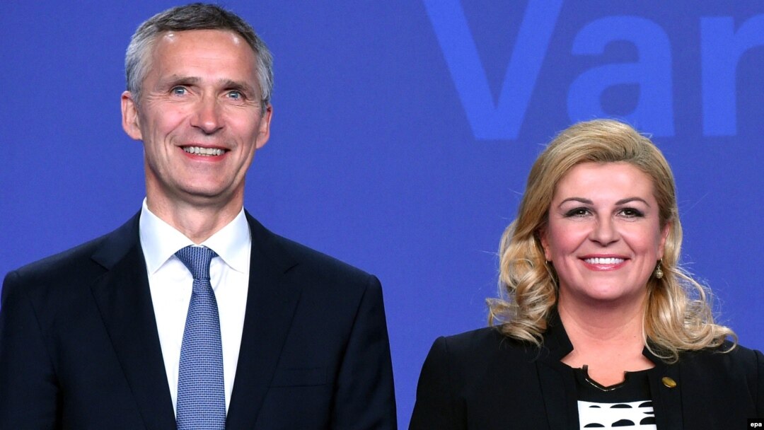 Jens Stoltenberg i Kolinda Grabar Kitarović, ilustrativna fotografija