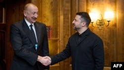 İlham Əliyev və Volodimir Zelenski