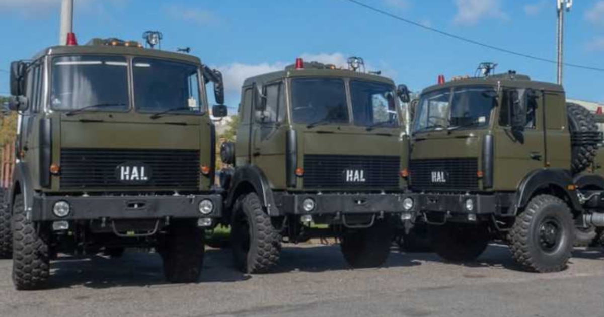 Sanctioned Belarus Trucks And A Mystery Logo: 'HAL' Vehicles Spotted In Minsk