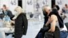 NORTH MACEDONIA -- A man rests after receiving Russia's Sputnik V coronavirus disease (COVID-19) vaccine at a sport centre, as the country starts mass inoculation campaign with the Russian vaccine donated by Serbia, in Skopje, April 5, 2021