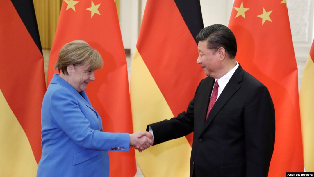 Angela Merkel i Xi Jinping