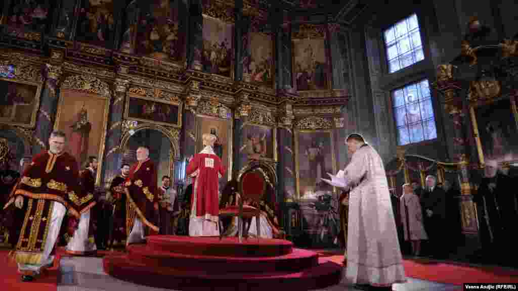 Christmas Liturgy at the Cathedral Church in Belgrade