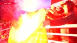 На матчы паміж зборнымі Грузіі і Беларусі ў Кутаісі нацыяналісты пратэставалі супраць «прапаганды ЛГБТ»