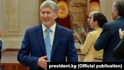 Kyrgyz President Almazbek Atambaev (file photo)