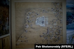 Карта лагерей Воркуты в мастерской архитектора Виталия Трошина