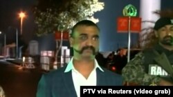 Indian pilot Abhinandan Varthaman returns to his home country after his release by Pakistan.