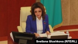 Спикер сената Дарига Назарбаева.