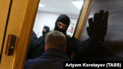 Ператрус у офісе Фонду барацьбы з карупцыяй Аляксея Навальнага